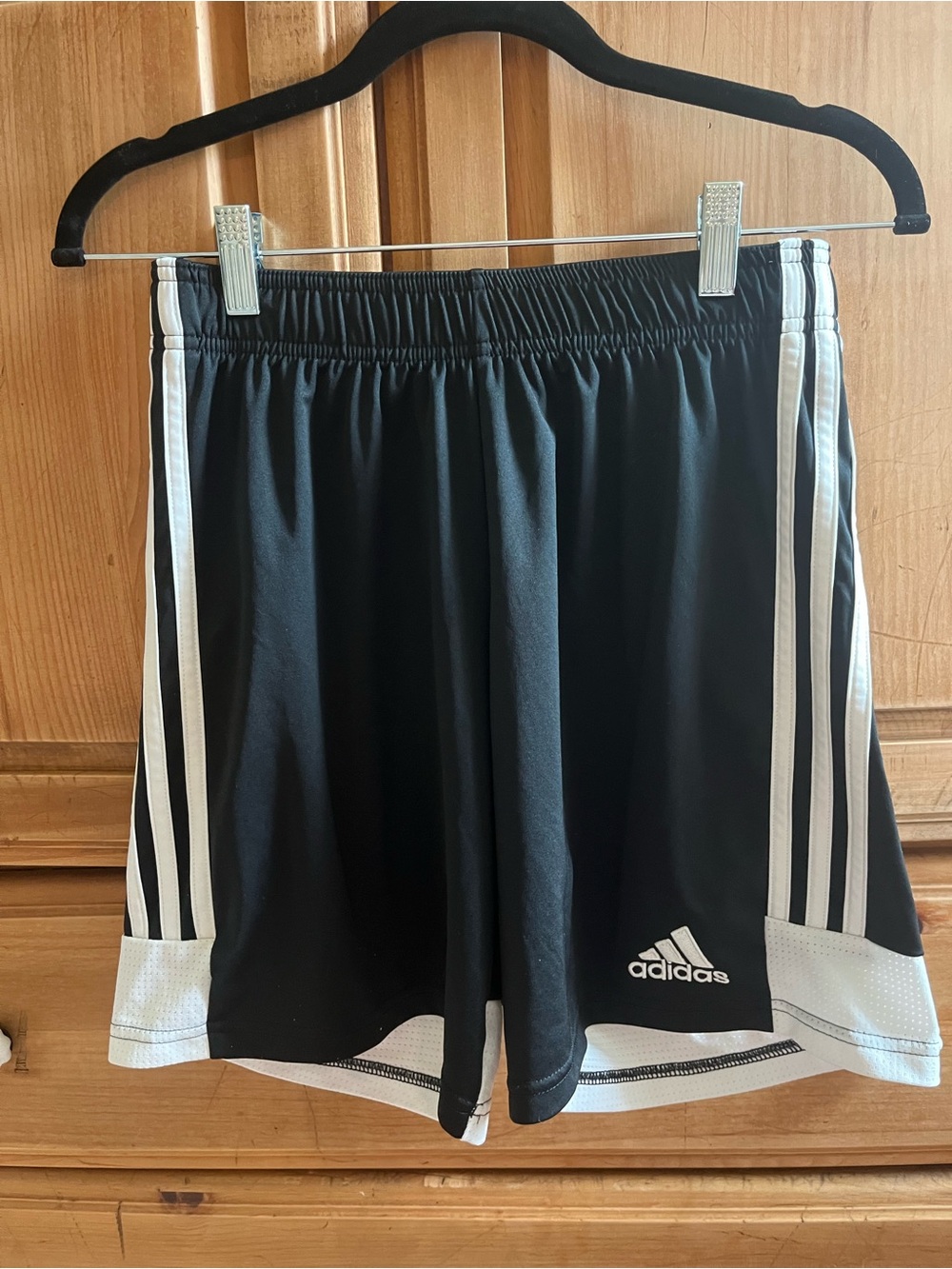adidas long 5” Women’s Black Athletic Shorts